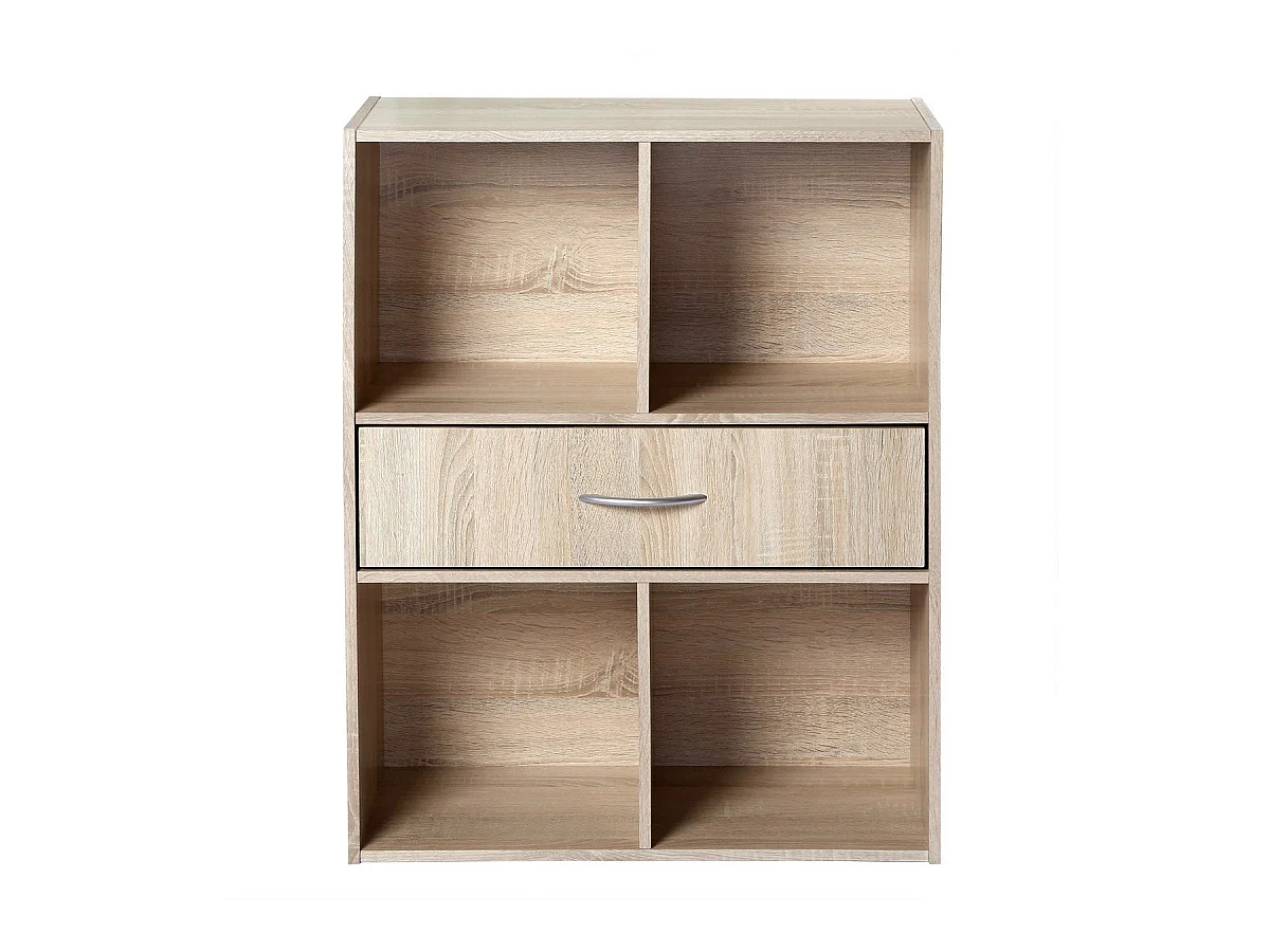 Etagère de rangement 4 casiers avec un tiroir
