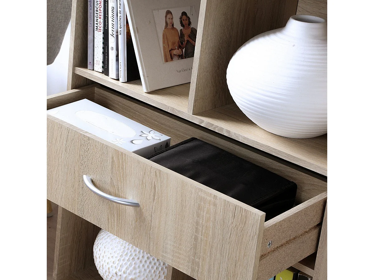 Etagère de rangement 4 casiers avec un tiroir