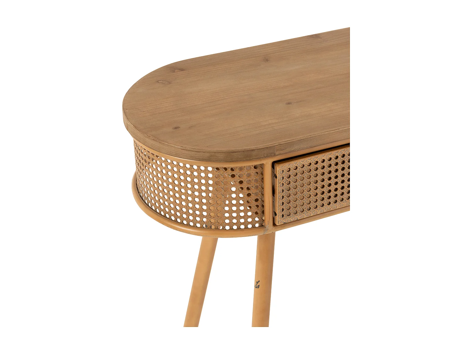 Console d'Entrée 2 Tiroirs en Bois - L120,5 cm