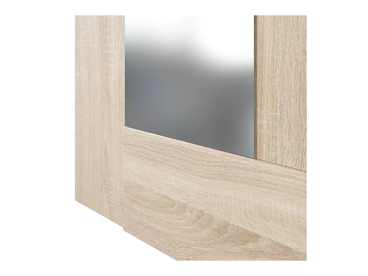 Eingangskonsole mit Spiegel Oxys - Kanadische Eiche - Modernes Design - Hergestellt in Spanien