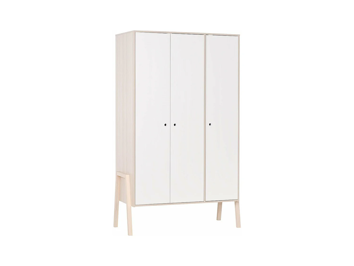 Armoire 3 portes, 5 étagères et 1 penderie - SPOT