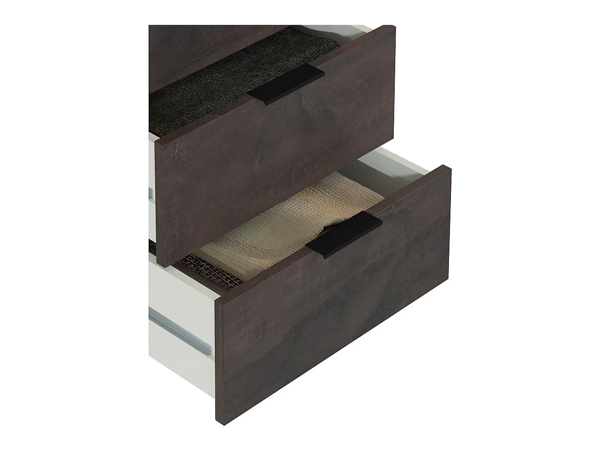 Armoire 3 portes + 3 tiroirs L121 x H180 cm