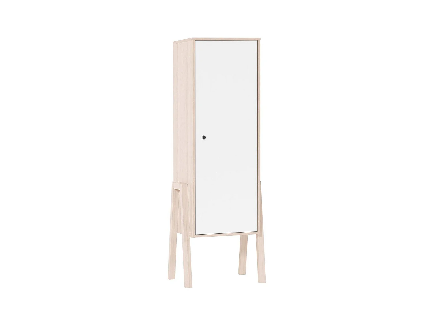 Armoire 1 porte 3 étagères intérieures - SPOT