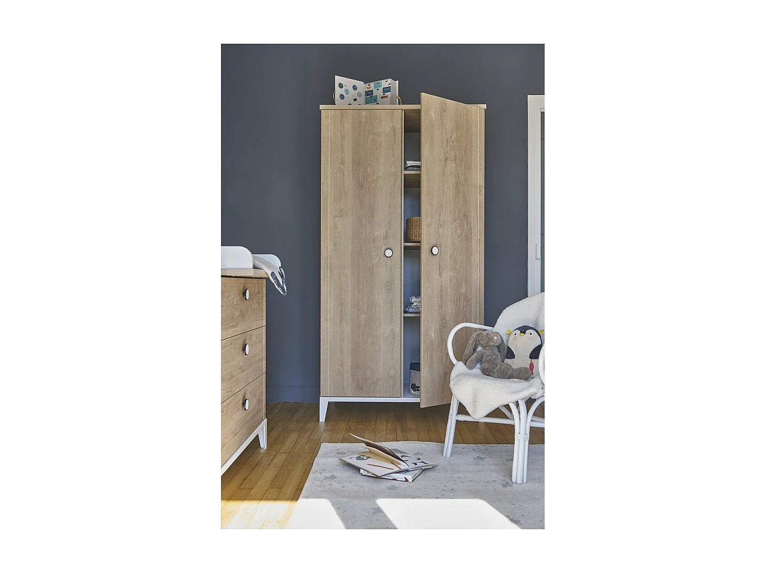 Armoire 2 portes Marcel - Fabrication Française