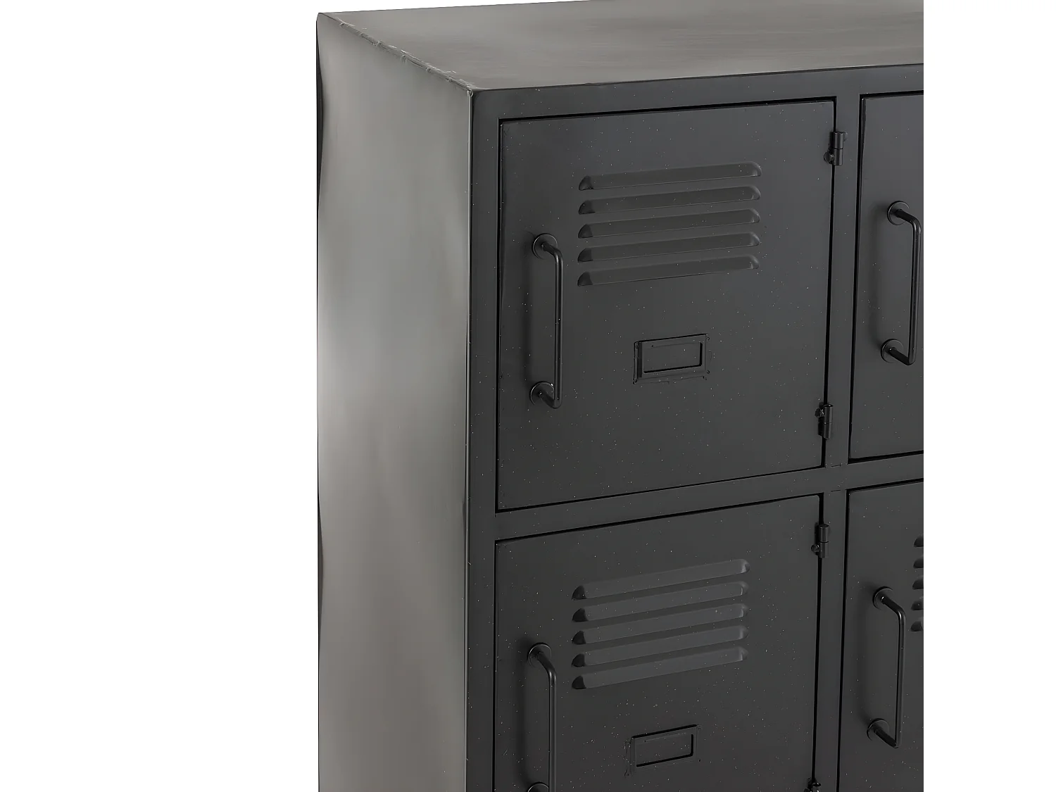 Armoire 9 Portes Métal Noir