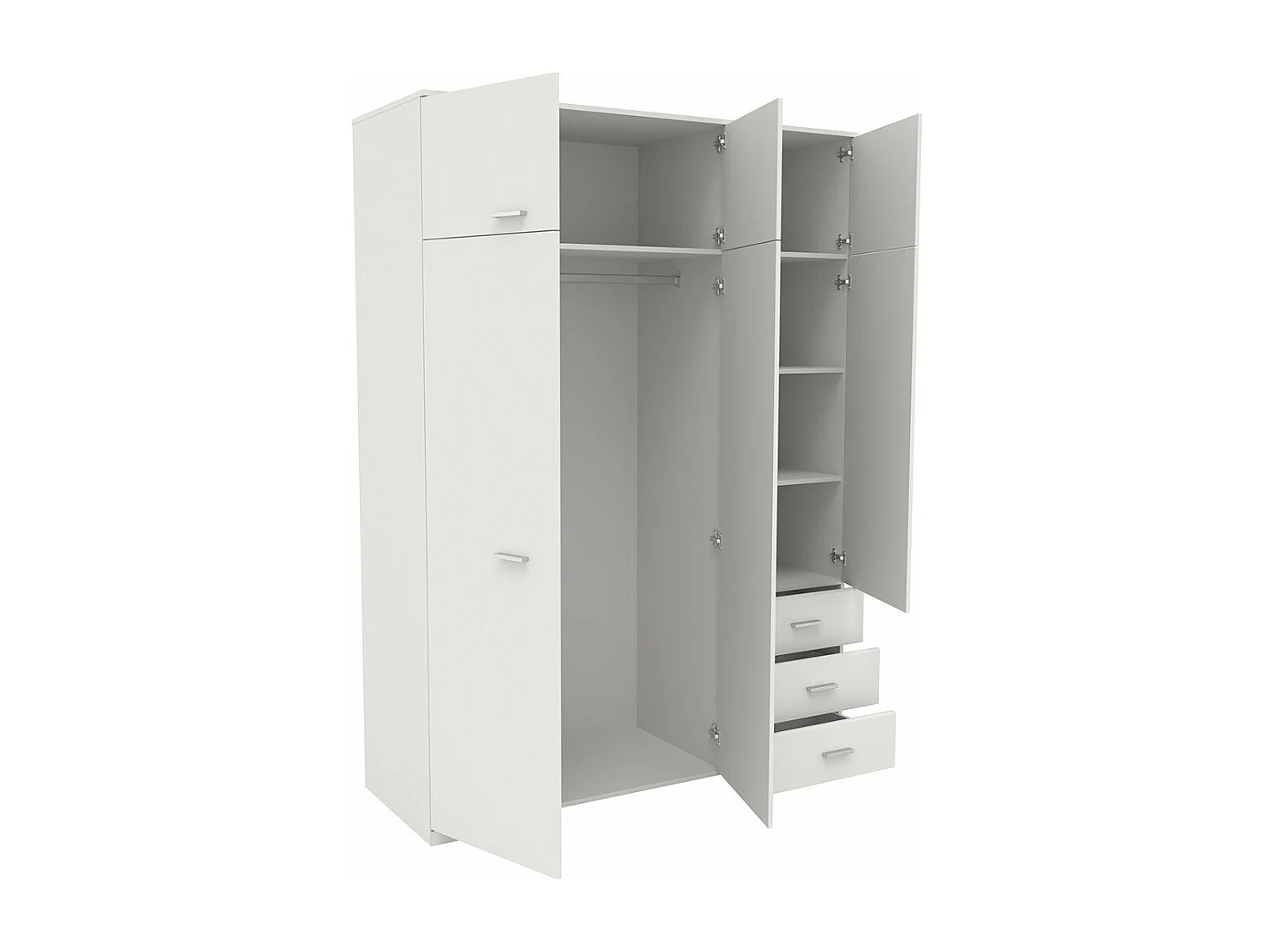 Armoire 6 portes 3 tiroirs Galaxy