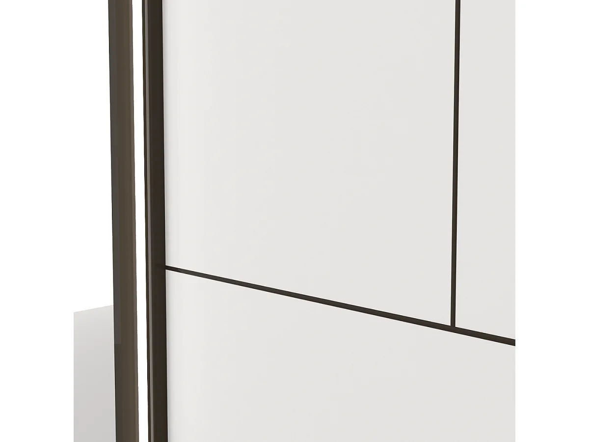 Dressing 2 portes coulissantes L180 x H215 cm - Prado