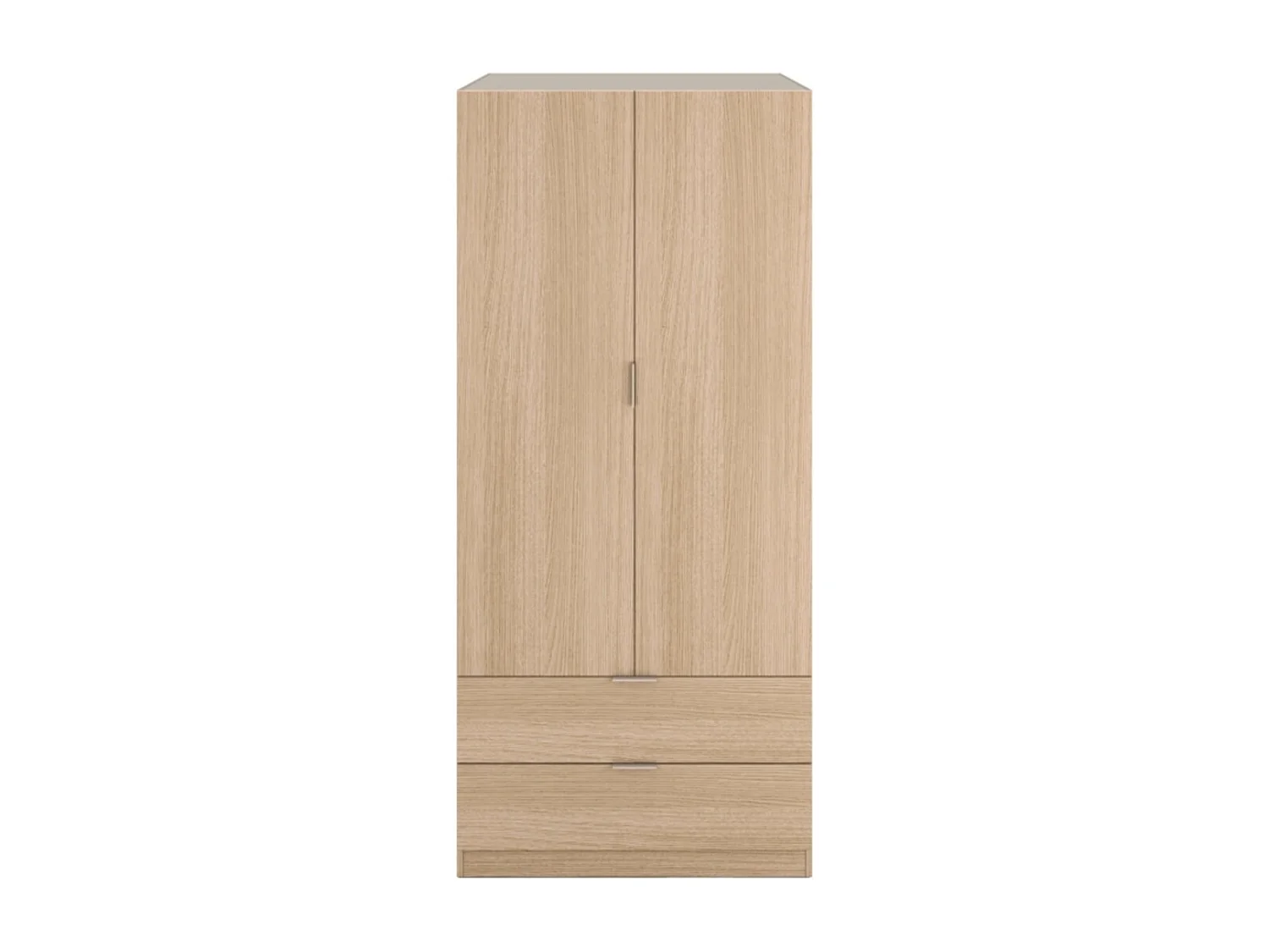 Armario ropero FANNY L81 x H180 cm Madera Escandinava Moderna