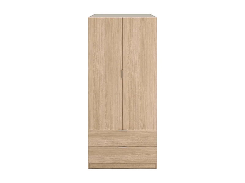 Armario ropero FANNY L81 x H180 cm Madera Escandinava Moderna