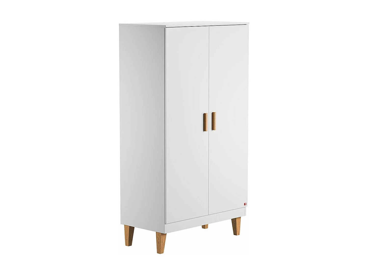 Kast met 2 deuren, 2 planken en 1 kledingstang L100 x H186.5 cm - Lounge