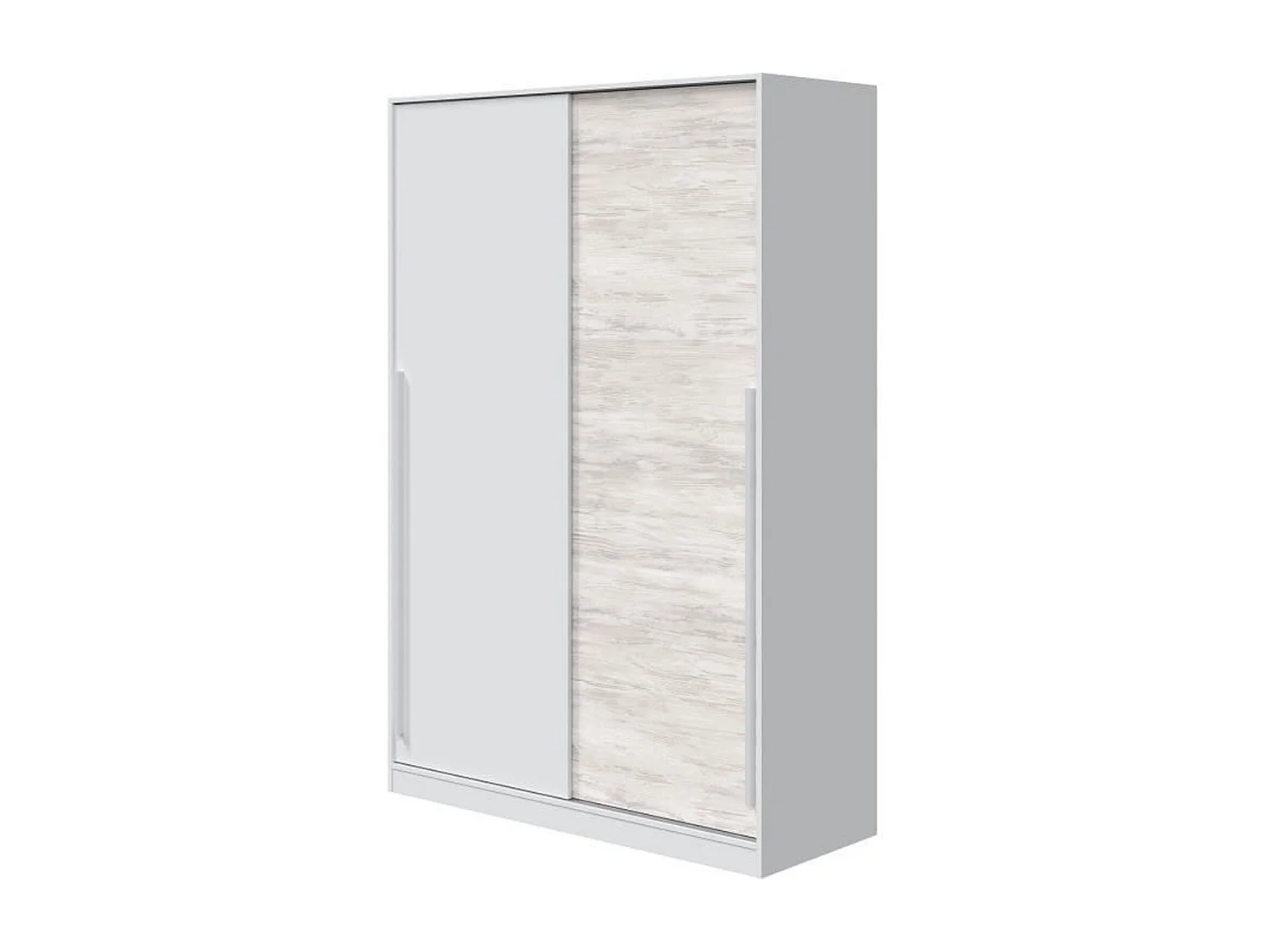 Armoire 2 Portes Coulissantes avec Penderie L120 x H200 cm