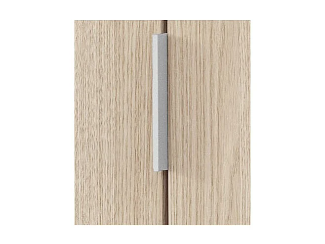 ARMARIO 2 PUERTAS 180X81X52 CM ROBLE