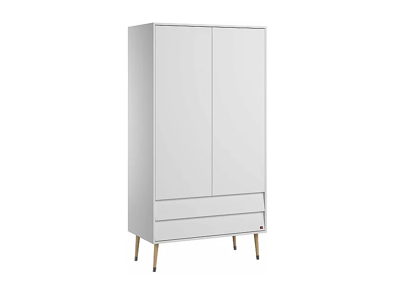 Armoire 2 Portes 2 Tiroirs L100 x H191 cm - Bosque