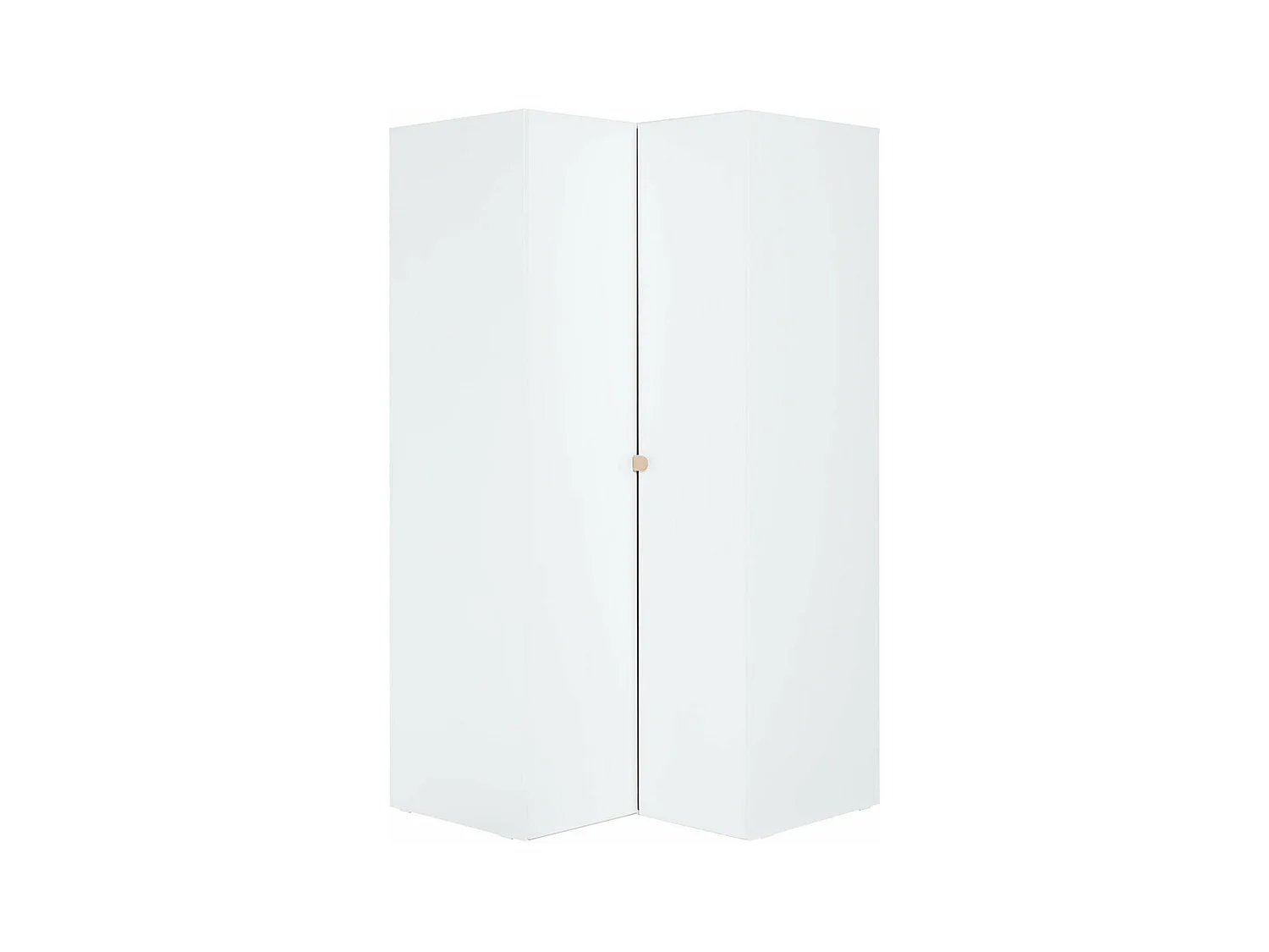 Armoire d'Angle Blanche 2 Portes - Stige