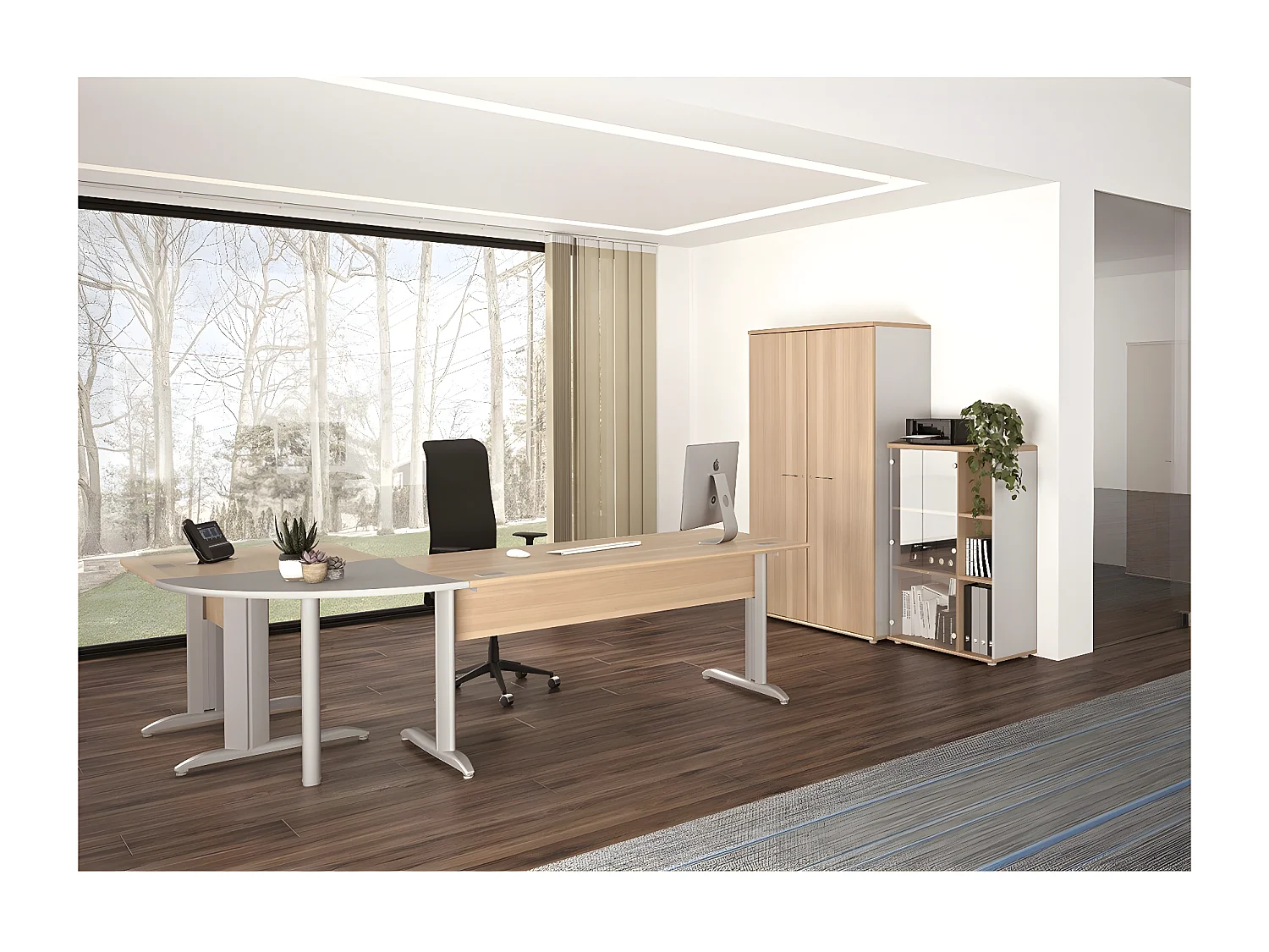 2-deurs kast L80 Jazz - Gemaakt in Frankrijk