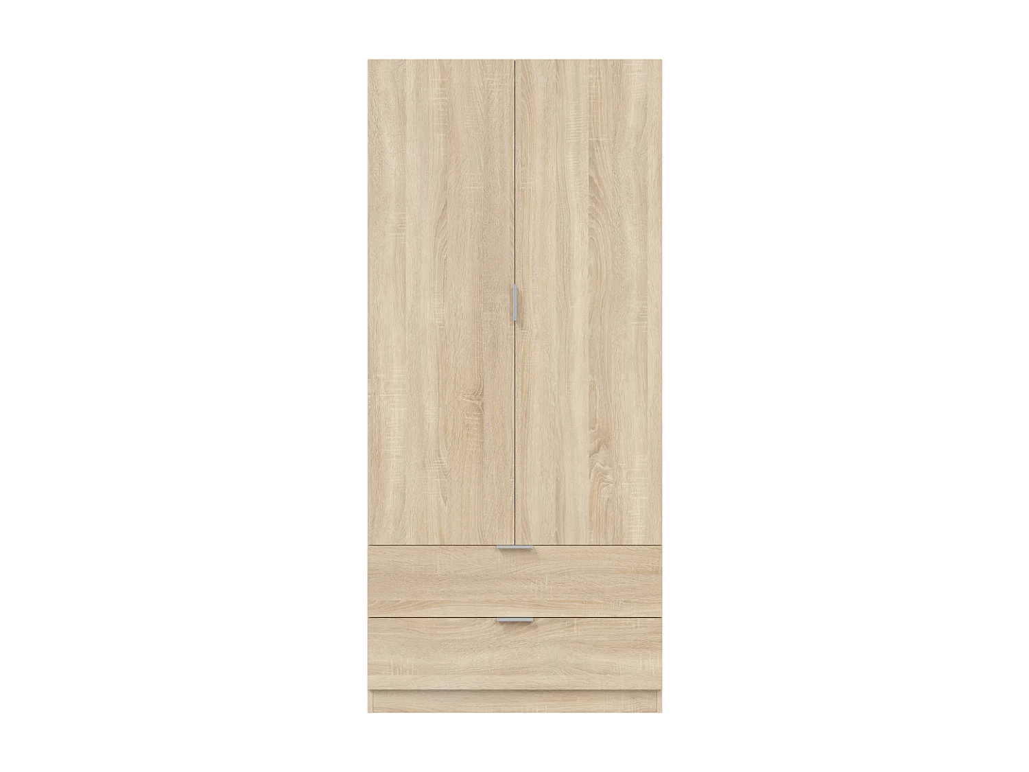 Kleiderschrank FANNY L81 x H180 cm Hellholz Skandinavisch Modern