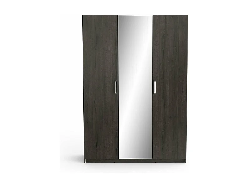 Armoire 3 Portes avec Miroir L133,5 x H191,5 cm - Richmond