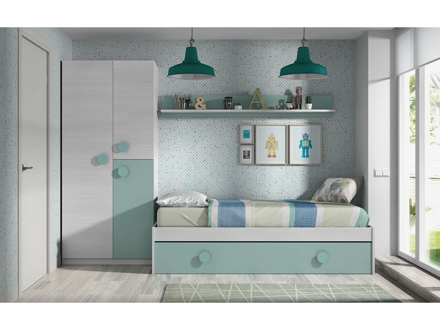 Armario juvenil de 3 puertas Enjoy