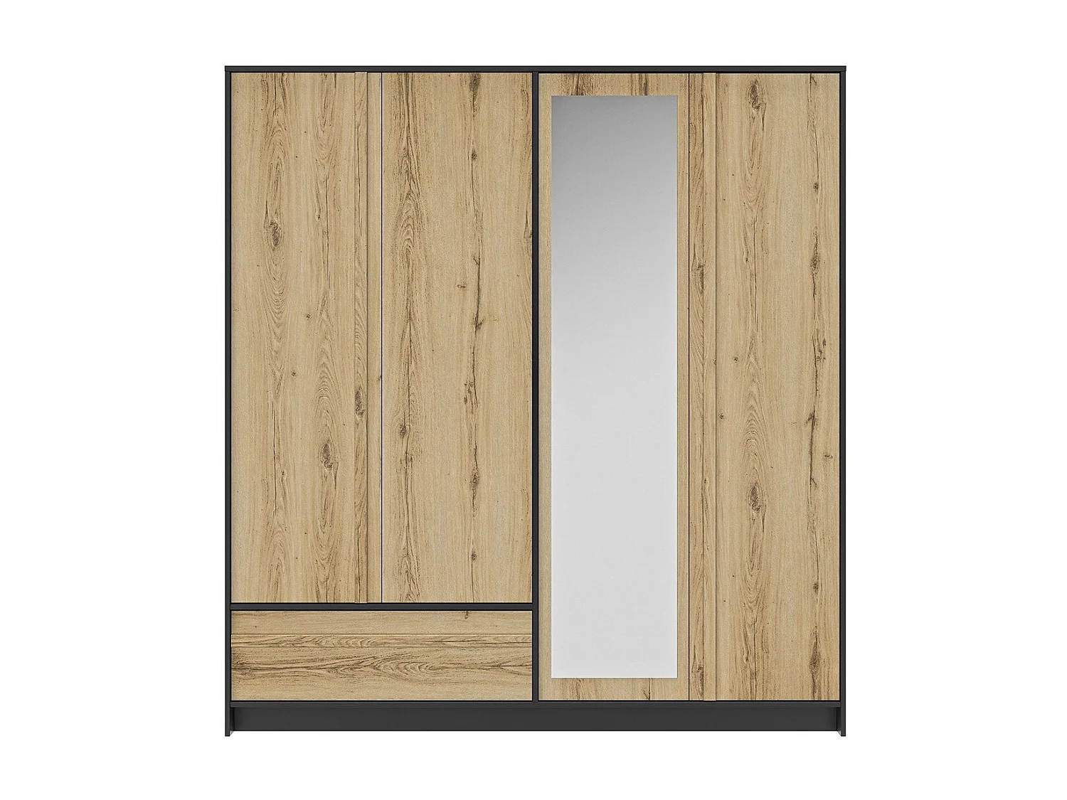 Armoire 4 portes et 1 tiroir MIMIZAN  L197 cm - Fabrication Française