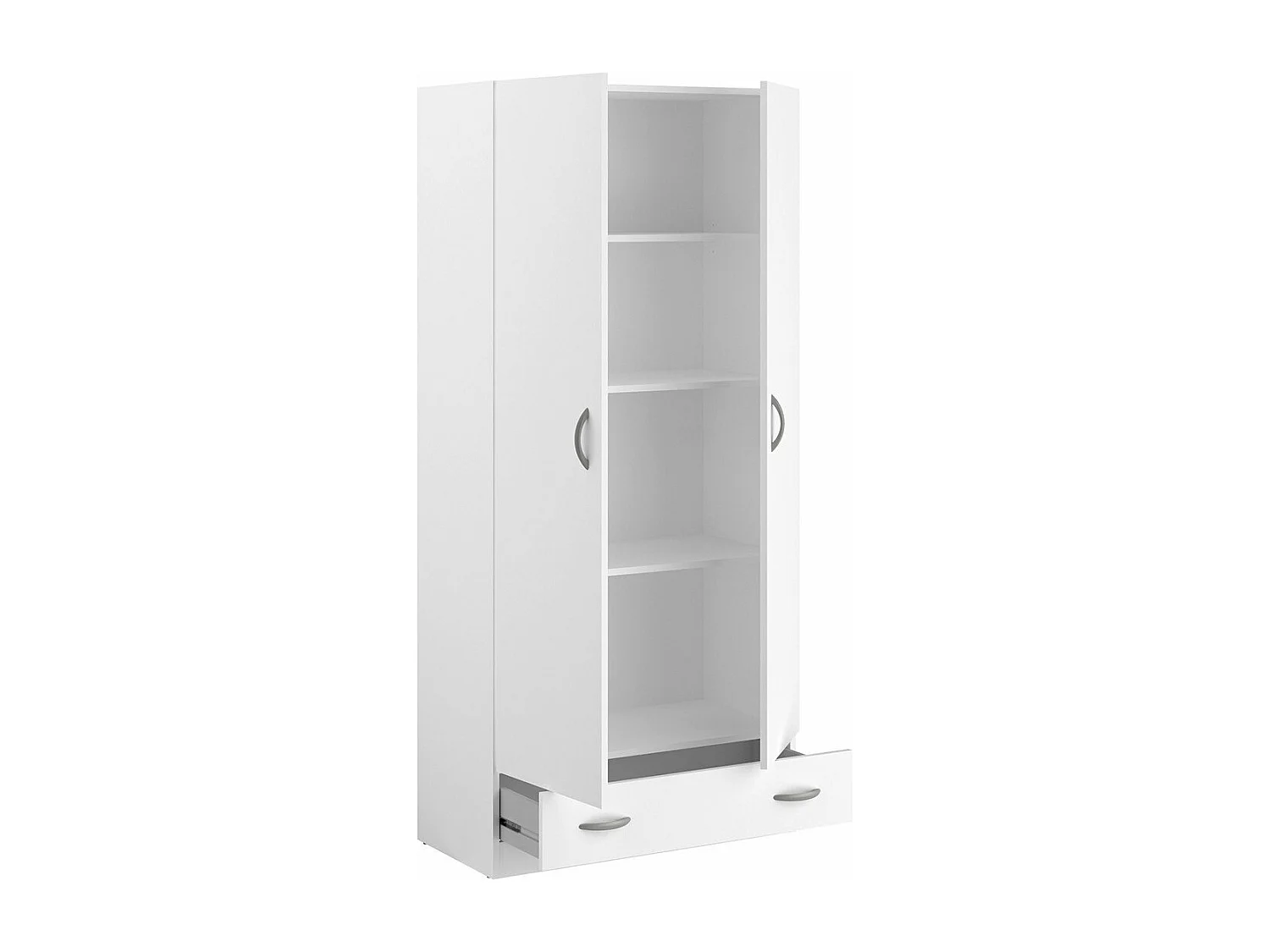 Armario 2 puertas 1 cajón L78 cm - Orlando