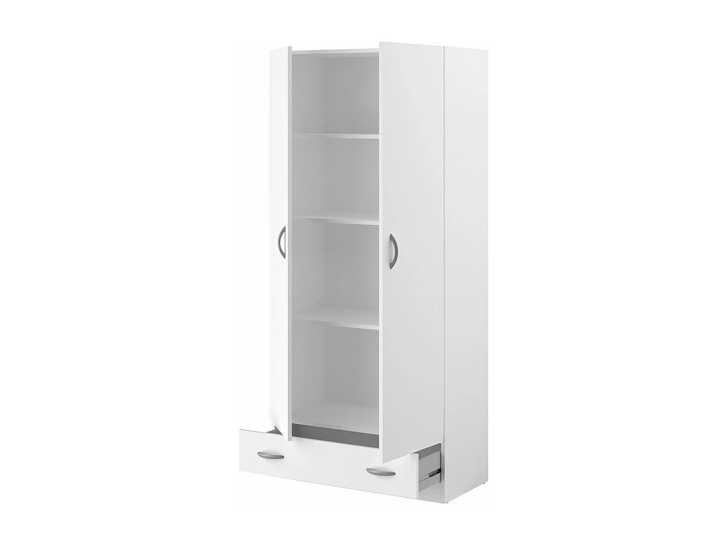 Armario 2 puertas 1 cajón L78 cm - Orlando