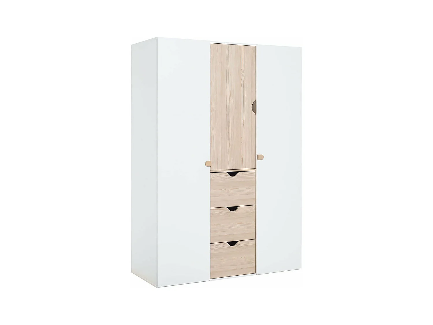Armoire Dressing 3 Portes 3 Tiroirs - Stige