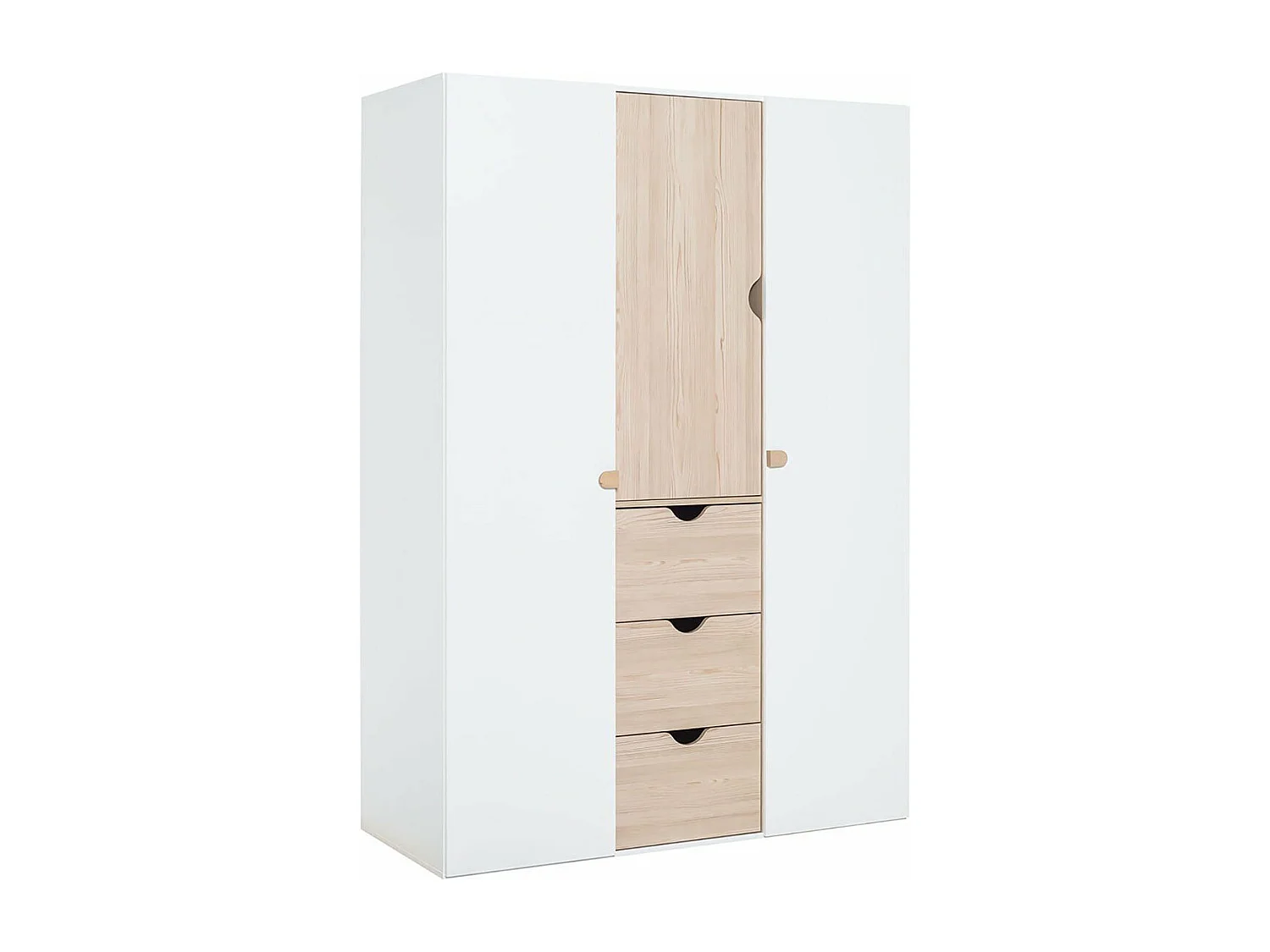 Armoire Dressing 3 Portes 3 Tiroirs - Stige