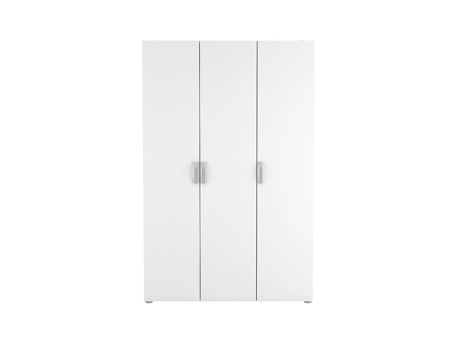 Armoire 3 Portes avec Penderie et Lingère L119,1 cm - Nano