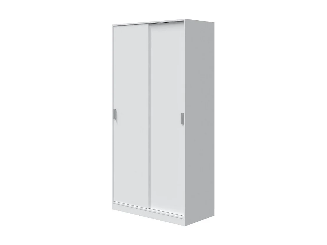 Máximo de 2 roupeiros com portas de correr Artik White (Branco mate)