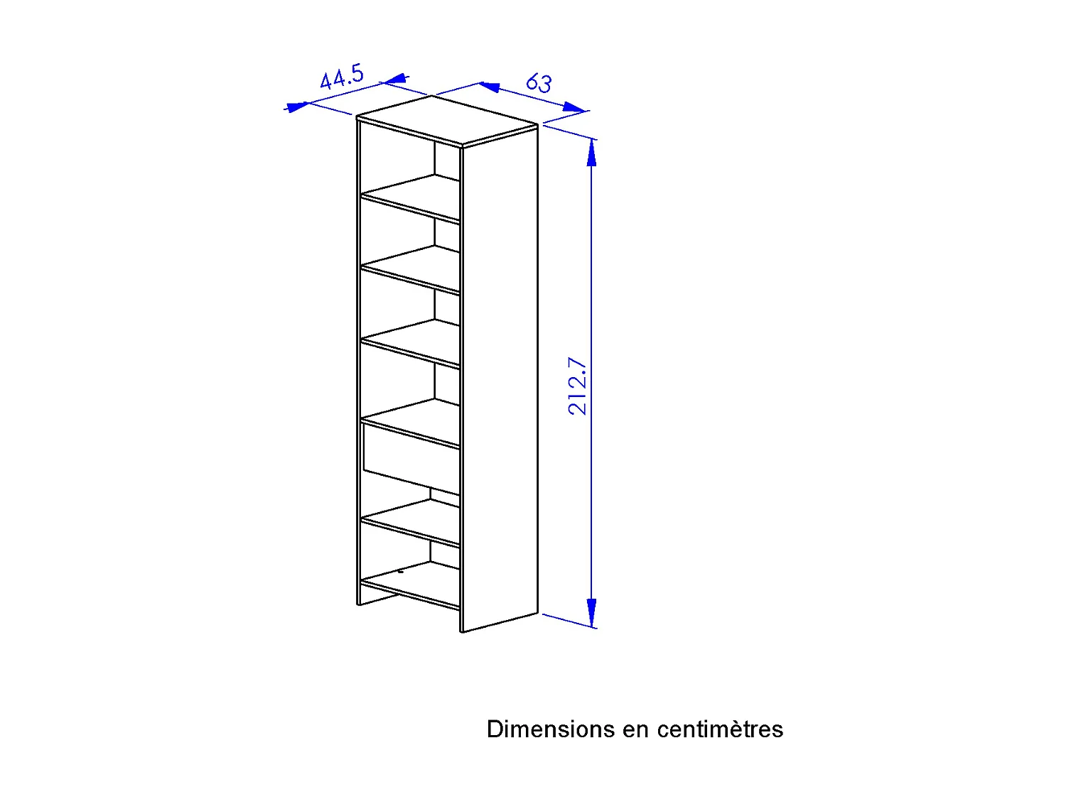 Dressing 1 tiroir avec penderie MIMIZAN - Fabrication Française