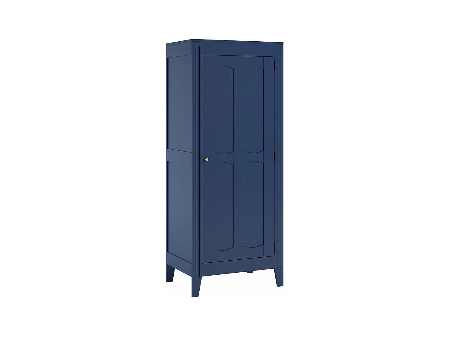 Kast met 1 deur, planken en kledingkast L80.5 x H196.8 cm - Milenne
