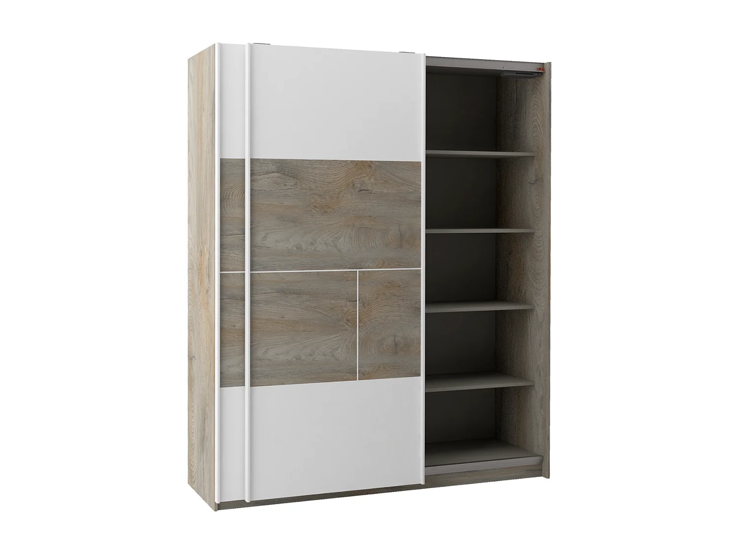 Dressing 2 portes coulissantes L180 x H215 cm - Prado