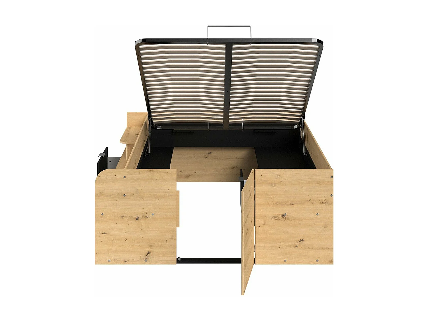 Cama con almacenamiento debajo de la cama y cajón - 140x190/200 cm - Travel