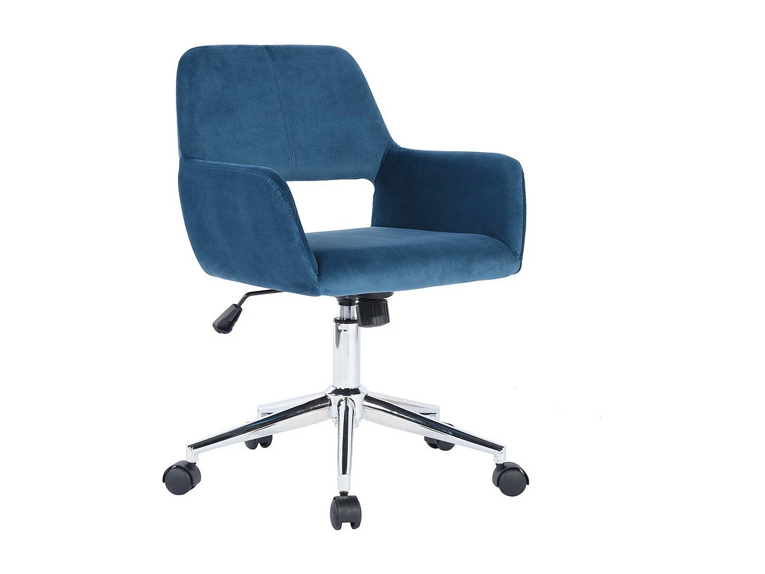 Verstelbare fluwelen bureaustoel - Ross