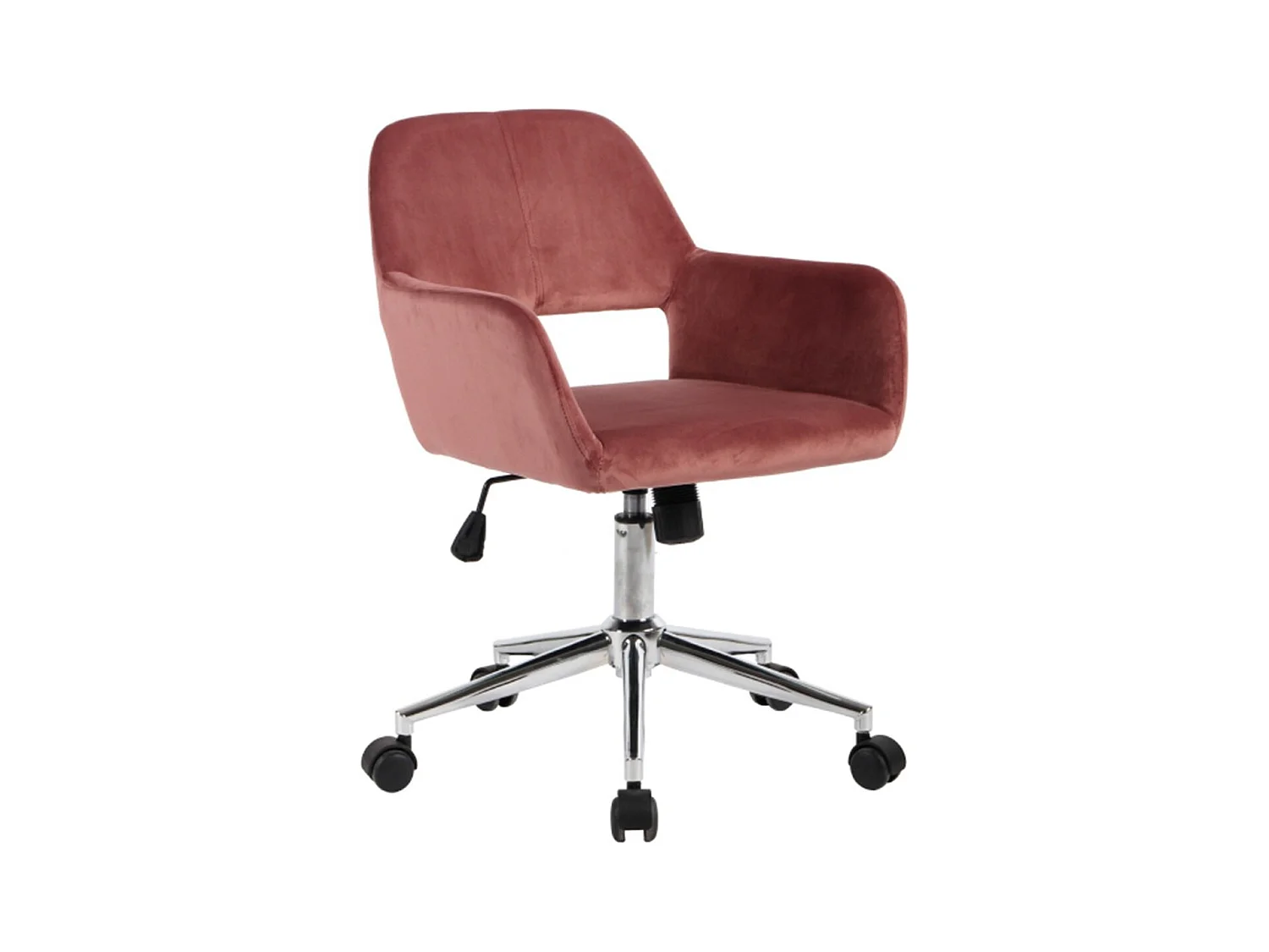 Chaise de bureau en velours ajustable - Ross