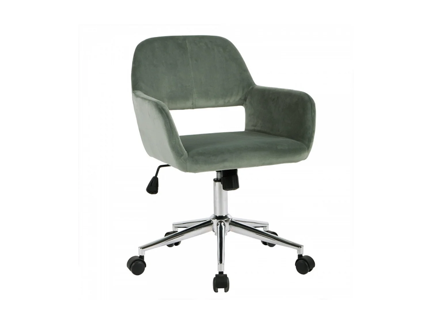 Chaise de bureau en velours ajustable - Ross