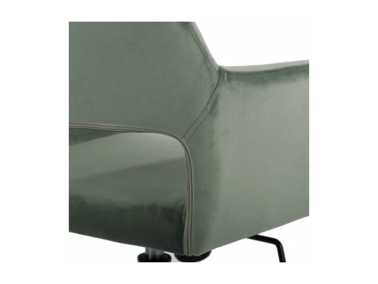 Chaise de bureau en velours ajustable - Ross