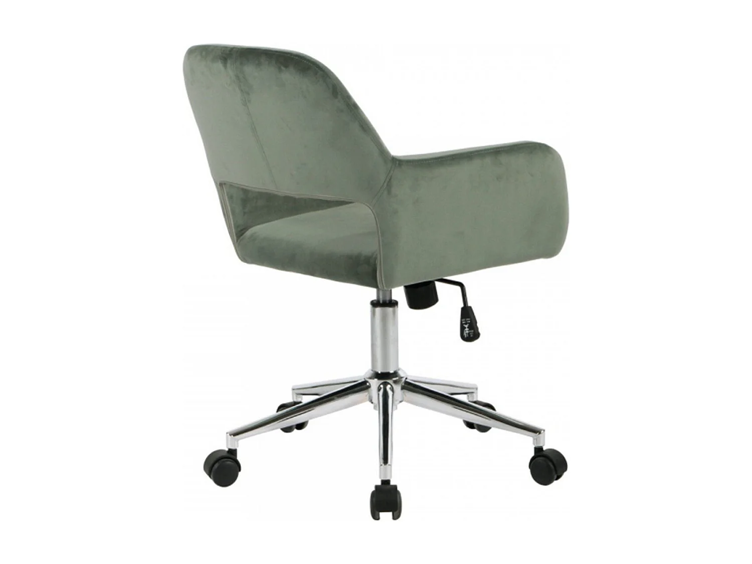 Chaise de bureau en velours ajustable - Ross