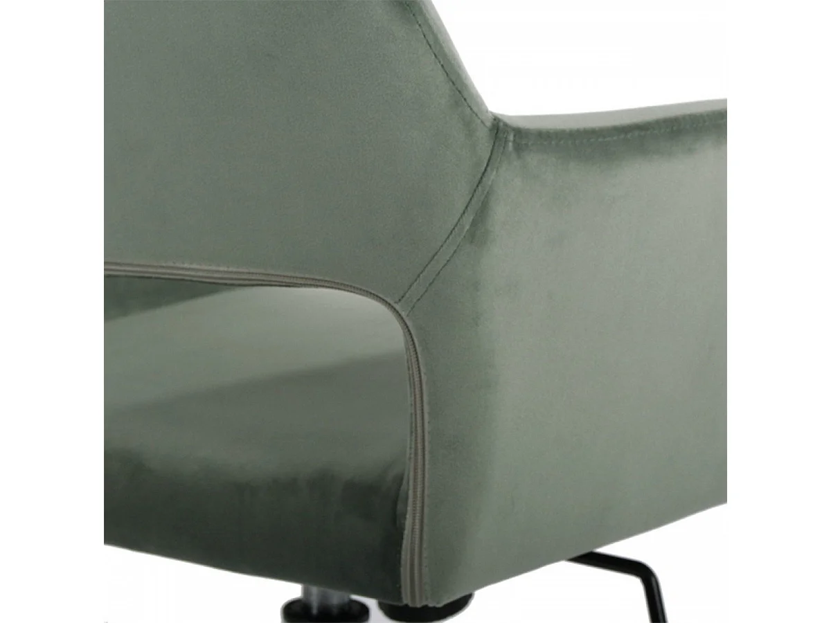 Chaise de bureau en velours ajustable - Ross