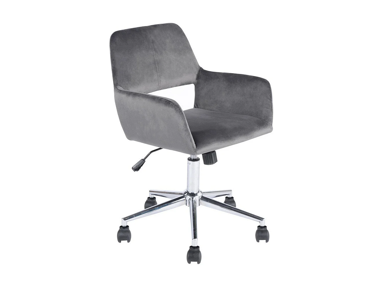 Chaise de bureau en velours ajustable - Ross