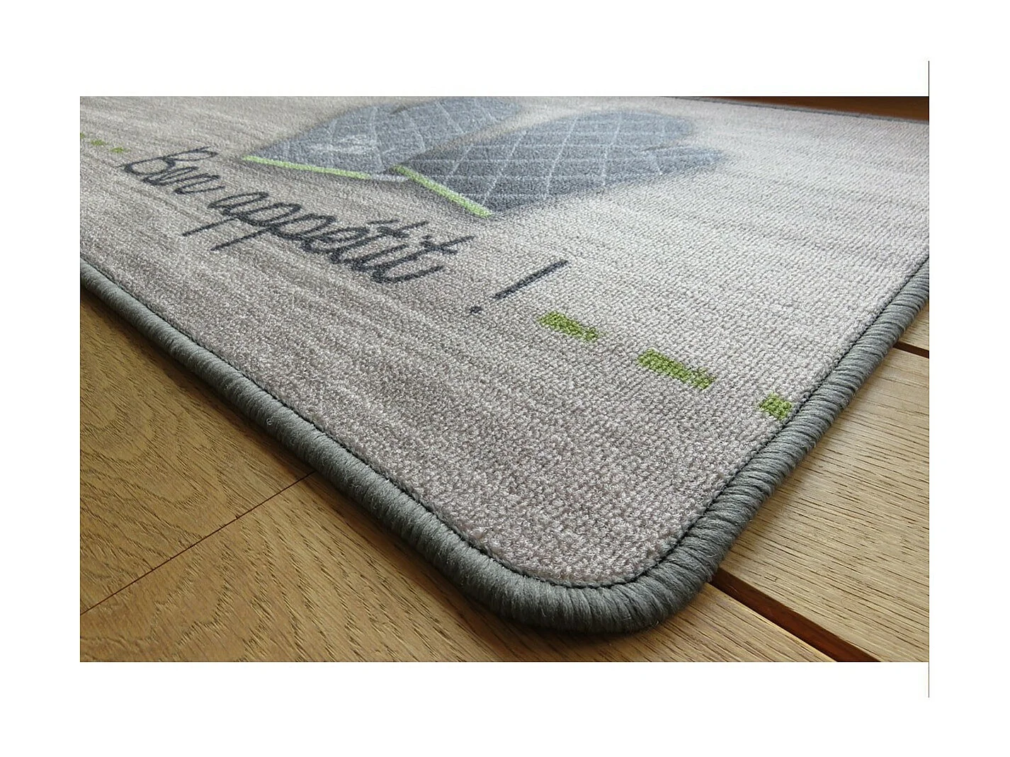Tapis de cuisine motif bon appétit