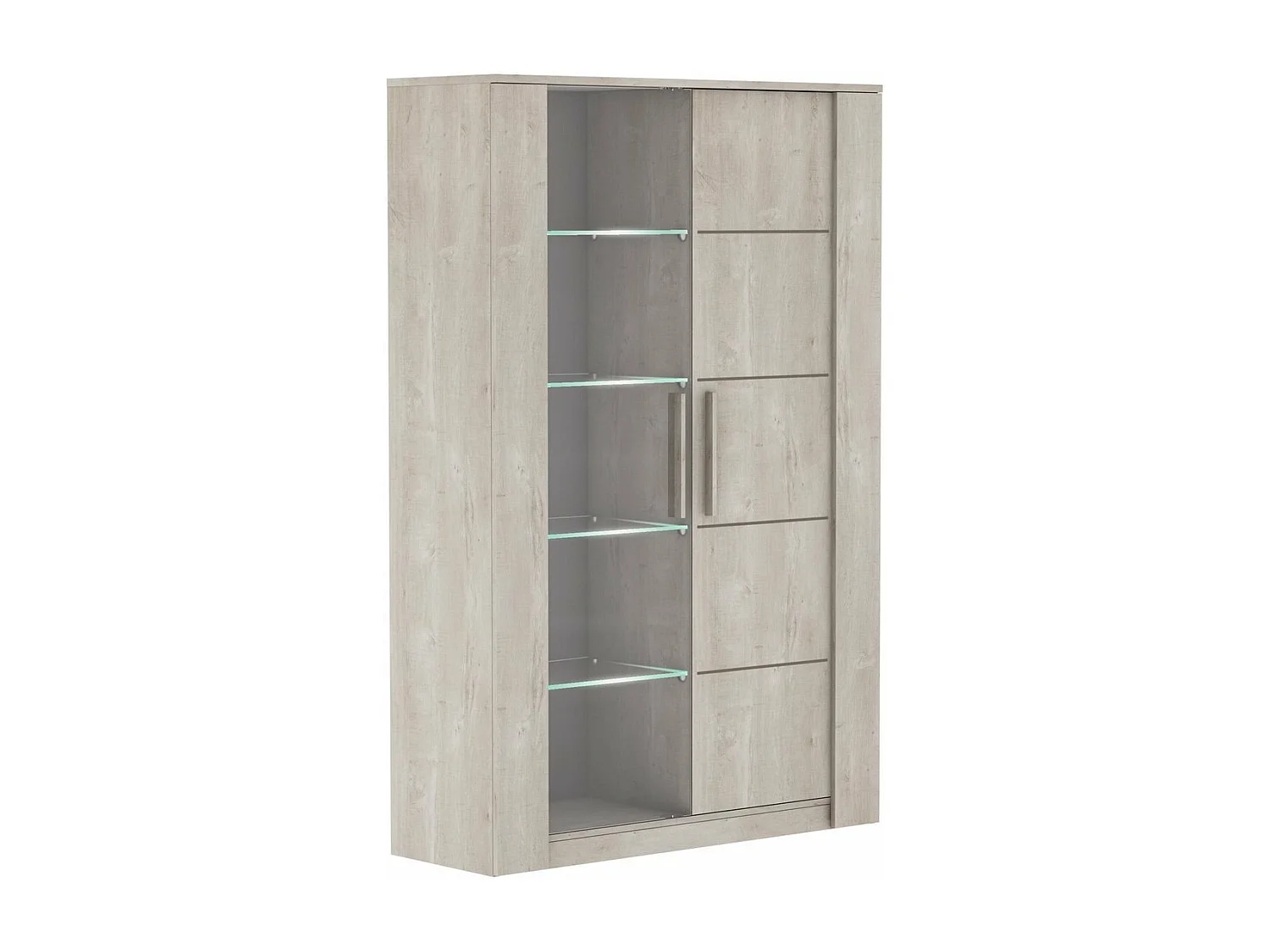 Dressoir 2 Deuren Eiken Decor L114 x H175,8 cm - Antibes