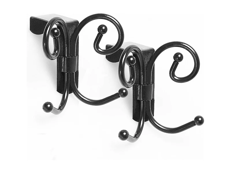 Kapstok voor smeedijzeren deur - Set van 2