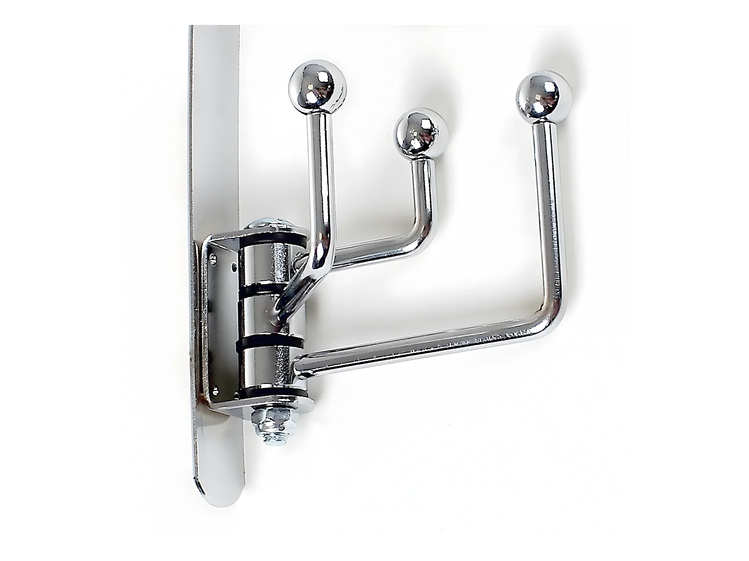 Metalen draaibare haak met 3 haken