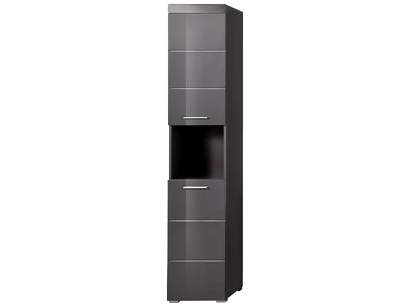 Colonne - Mélaminé - Gris - 37 - 190 - 31 cm