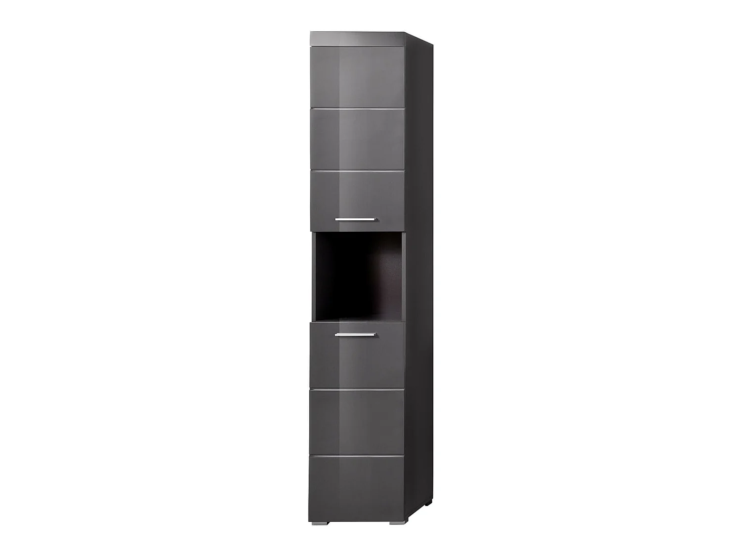Colonne - Mélaminé - Gris - 37 - 190 - 31 cm