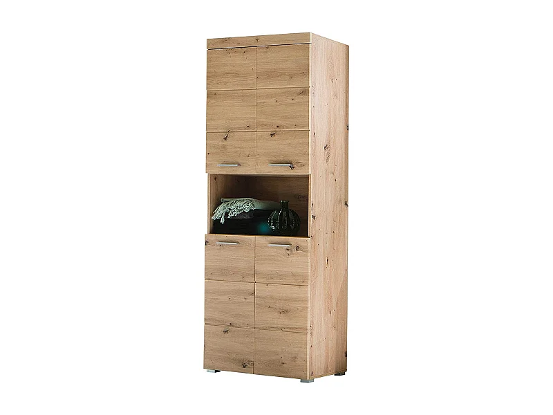 Badkamerzuil 2 deuren licht eiken Kelia 73 cm