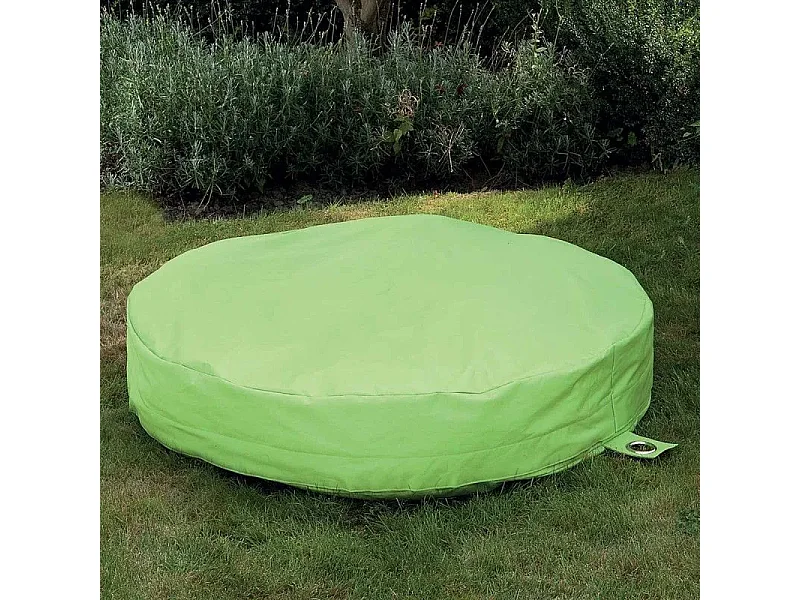 Moon housse de coussin de jardin vert