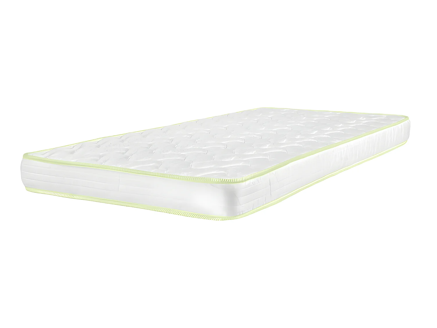 Pack lit gigogne avec 2 matelas 90x190 cm bois massif blanc LUPIN