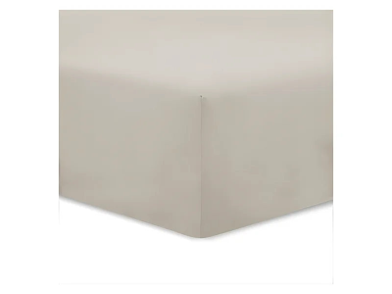 Lenzuolo con Angoli 100% Cotone 180x200 cm Mastic Tessitura Stretta 57 fili/cm²